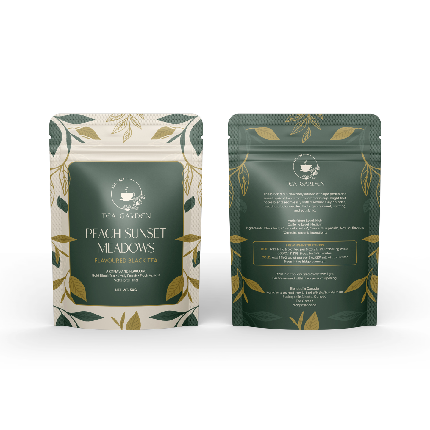 Peach Sunset Meadows - Flavoured Black Tea