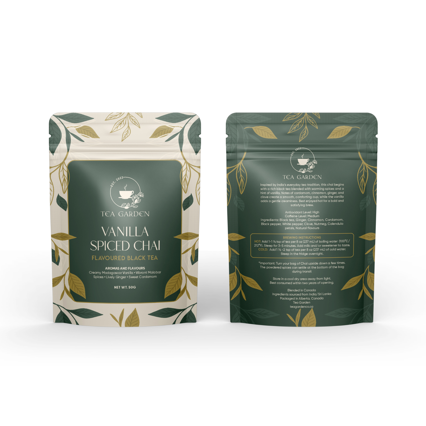 Vanilla Spiced Chai - Flavoured Black Tea